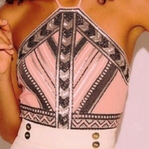 Express sequin pattern bodysuit